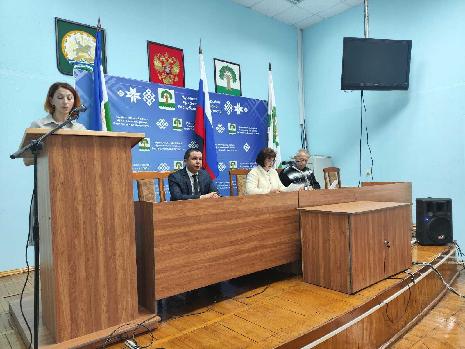 Сегодня состоялось тридцать седьмое заседание Совета муниципального района Архангельский район Республики Башкортостан пятого созыва