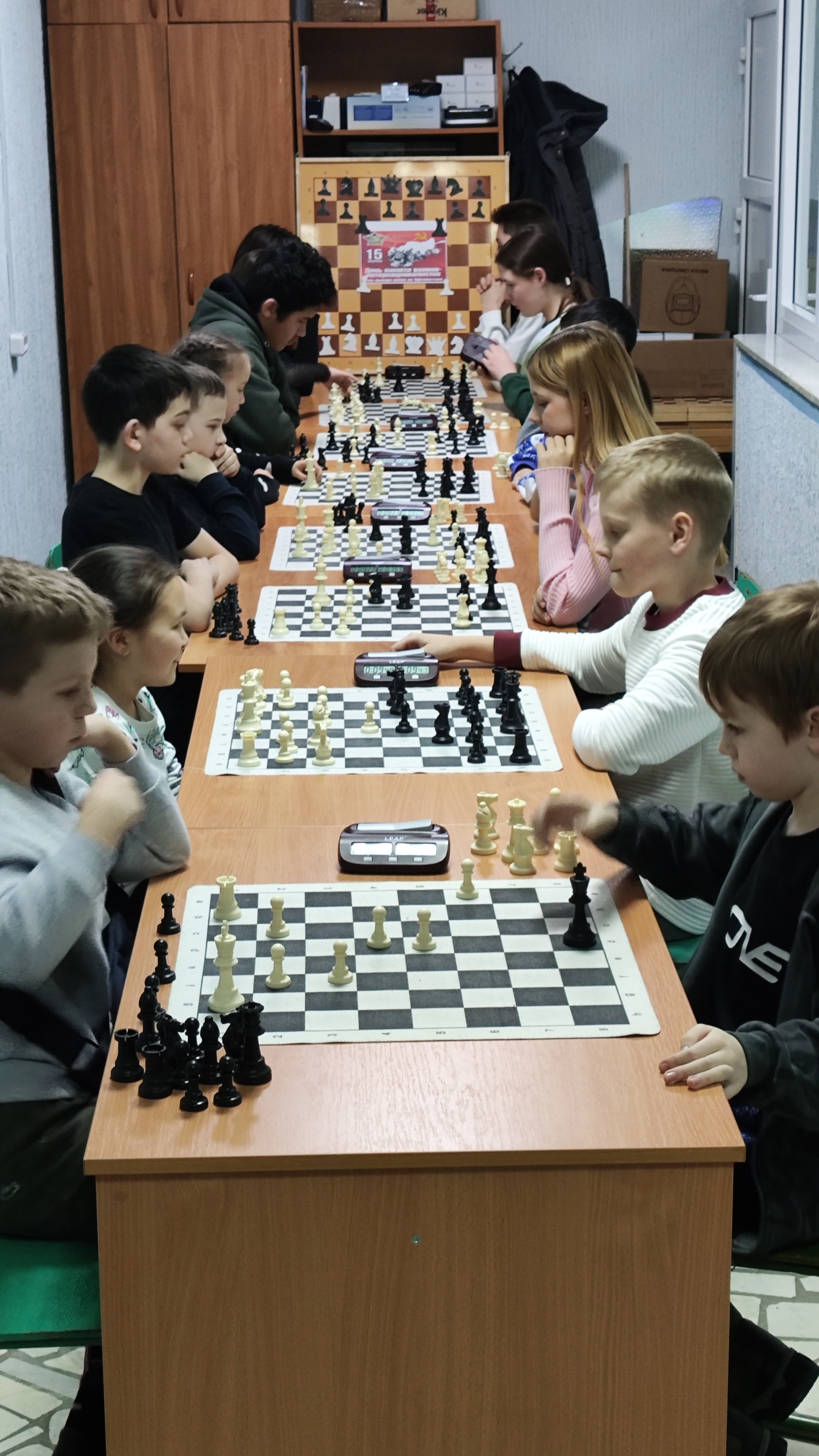 Сегодня в с. Архангельское состоялся турнир по шахматам
