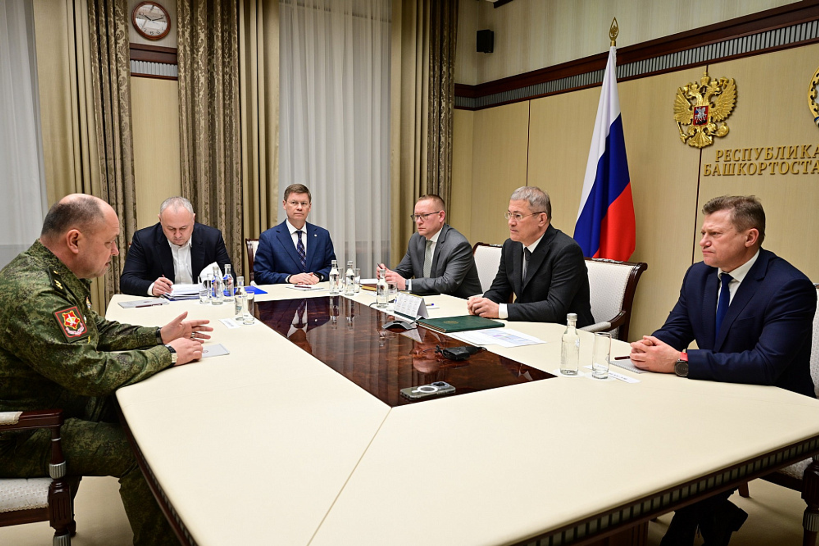 Встреча с врио командующего войсками Центрального военного округа